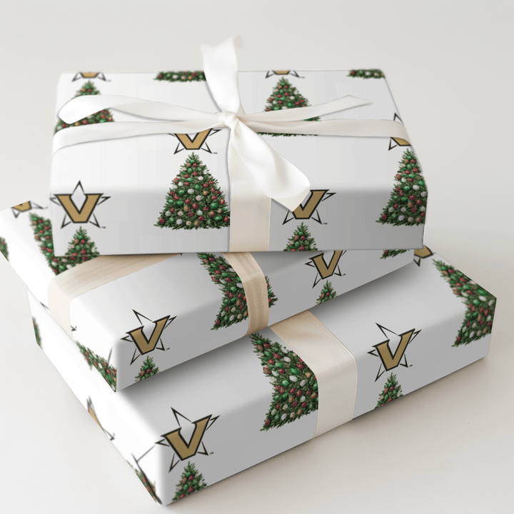 Vanderbilt Star on Top - Wrapping Paper - Aspen & Arlo