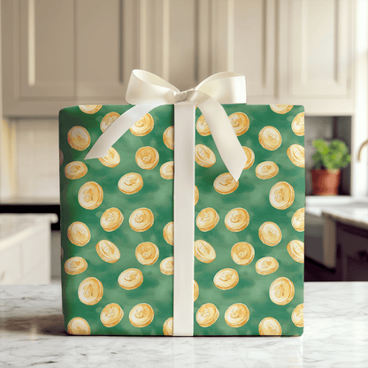 Gold in the Green - Wrapping Paper - Aspen & Arlo
