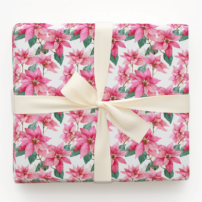 Poinsettia Bloom - Wrapping Paper - Aspen & Arlo
