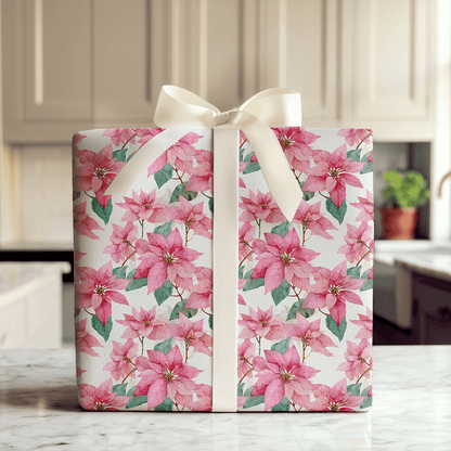 Poinsettia Bloom - Wrapping Paper - Aspen & Arlo