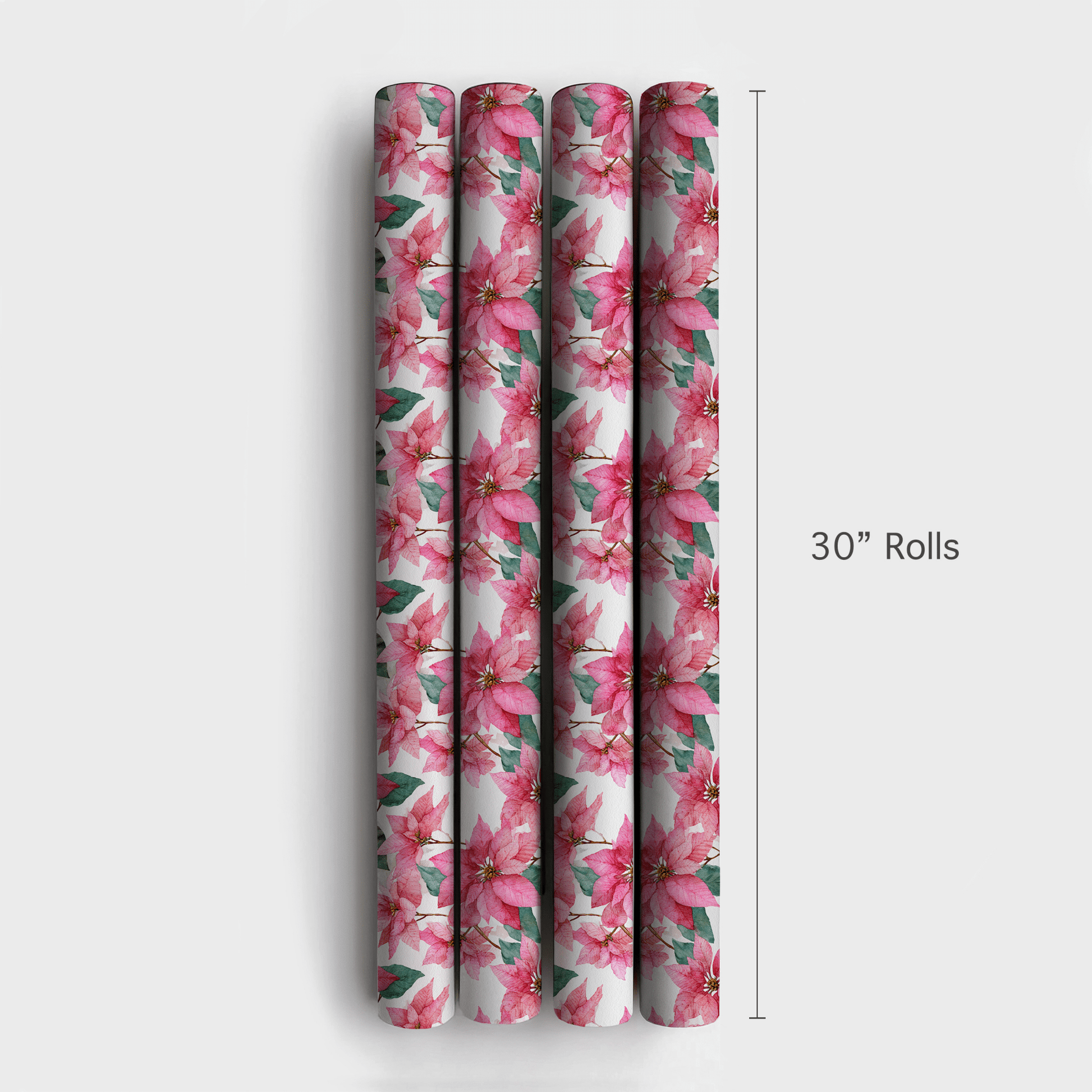 Poinsettia Bloom - Wrapping Paper - Aspen & Arlo