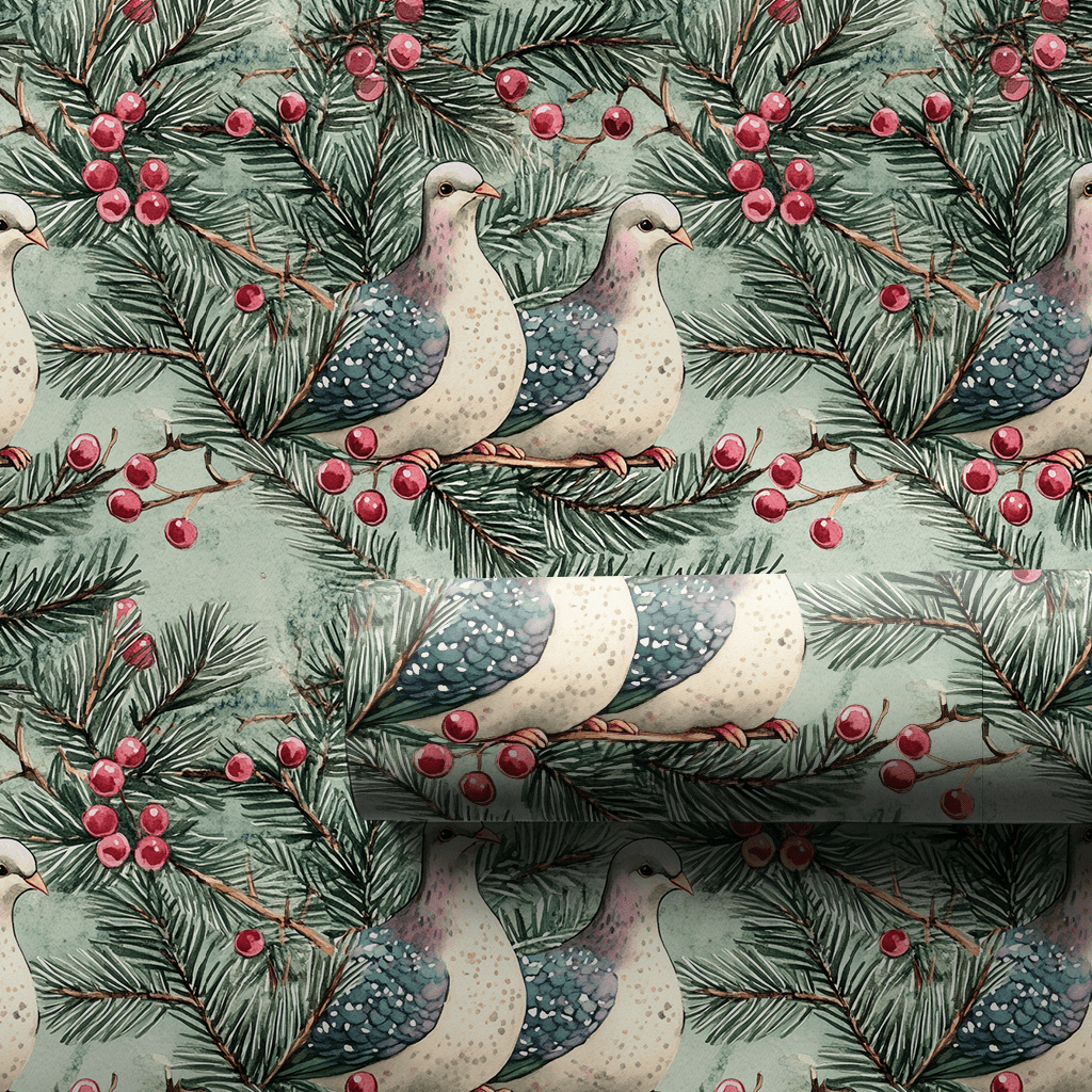 Second Day of Christmas - Wrapping Paper - Aspen & Arlo