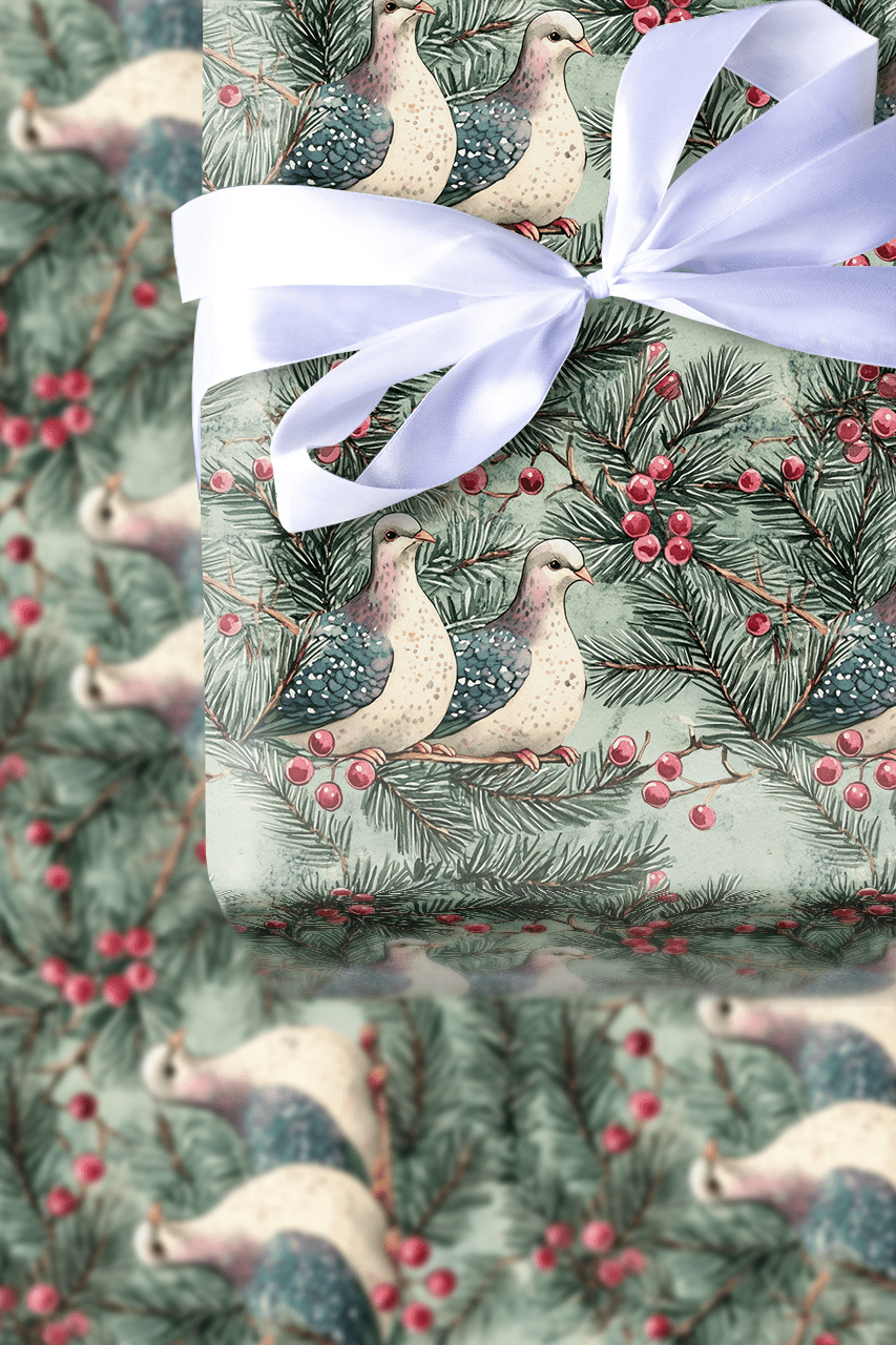 Second Day of Christmas - Wrapping Paper - Aspen & Arlo