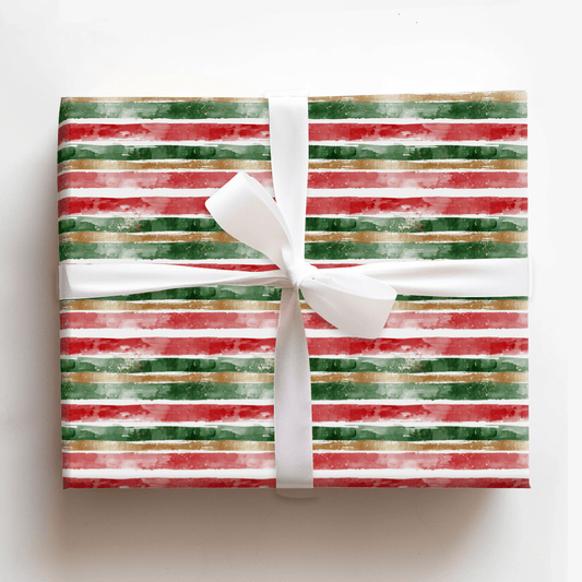 Holiday Stripes - Wrapping Paper - Aspen & Arlo