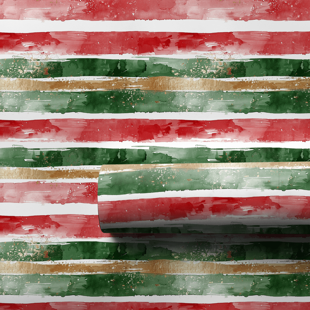 Holiday Stripes - Wrapping Paper - Aspen & Arlo