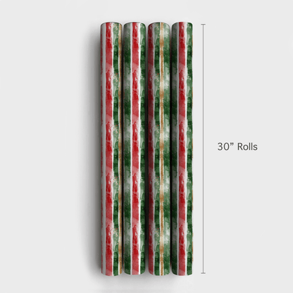 Holiday Stripes - Wrapping Paper - Aspen & Arlo