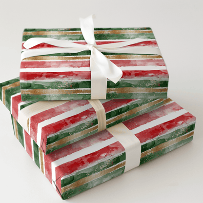 Holiday Stripes - Wrapping Paper - Aspen & Arlo