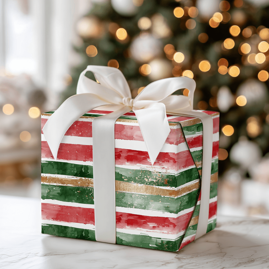 Holiday Stripes - Wrapping Paper - Aspen & Arlo