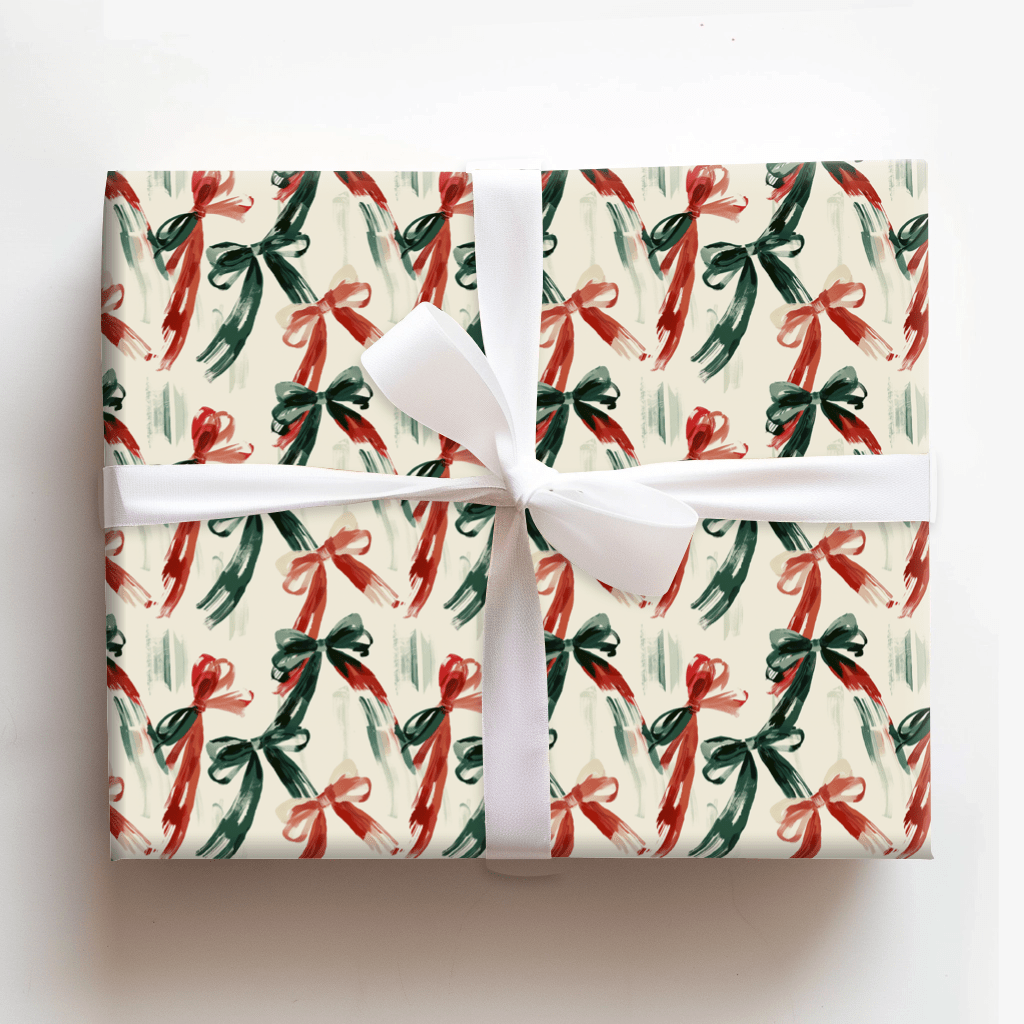 Berry Bow - Wrapping Paper - Aspen & Arlo