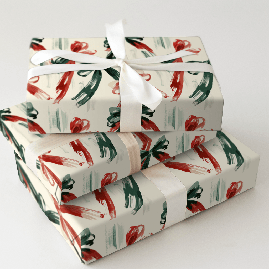 Berry Bow - Wrapping Paper - Aspen & Arlo