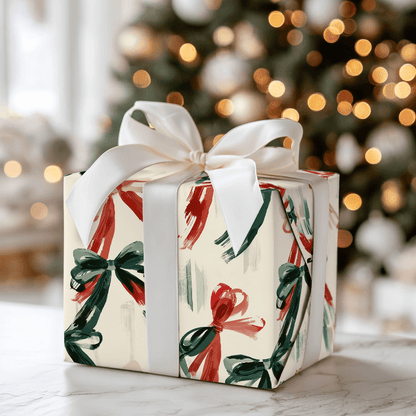 Berry Bow - Wrapping Paper - Aspen & Arlo