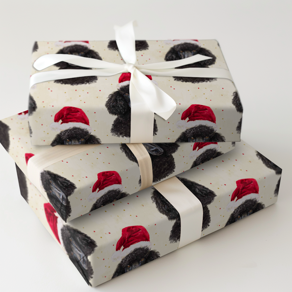Santas Black Poodles
