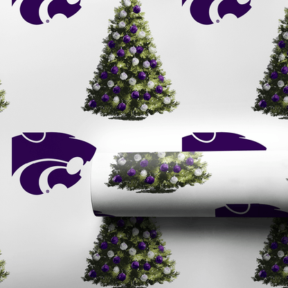 K - State Kringle Tree - Wrapping Paper - Aspen & Arlo