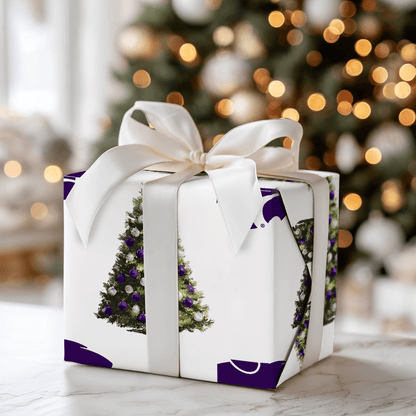 K - State Kringle Tree - Wrapping Paper - Aspen & Arlo