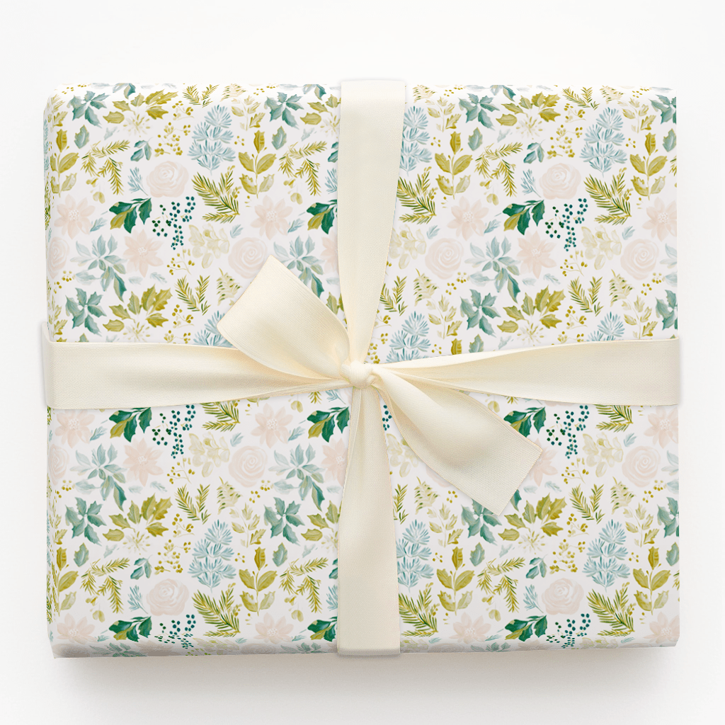 Noel Floral - Wrapping Paper - Aspen & Arlo