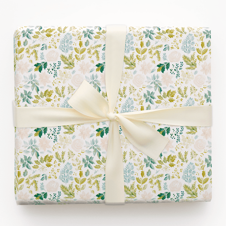 Noel Floral - Wrapping Paper - Aspen & Arlo
