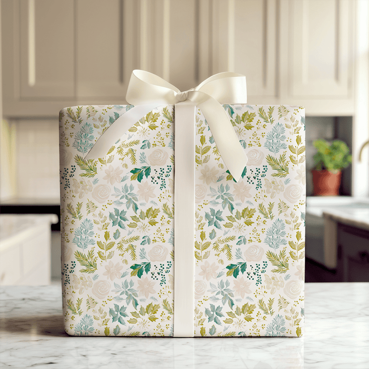 Noel Floral - Wrapping Paper - Aspen & Arlo