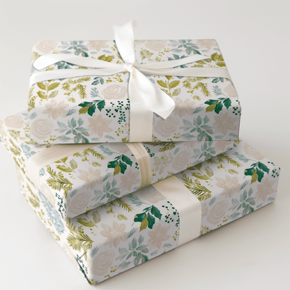 Noel Floral - Wrapping Paper - Aspen & Arlo