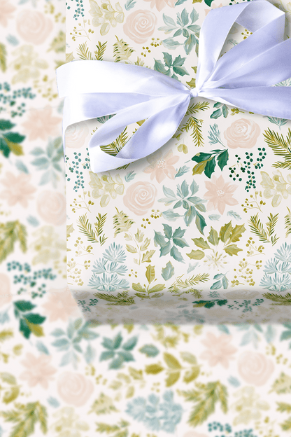 Noel Floral - Wrapping Paper - Aspen & Arlo