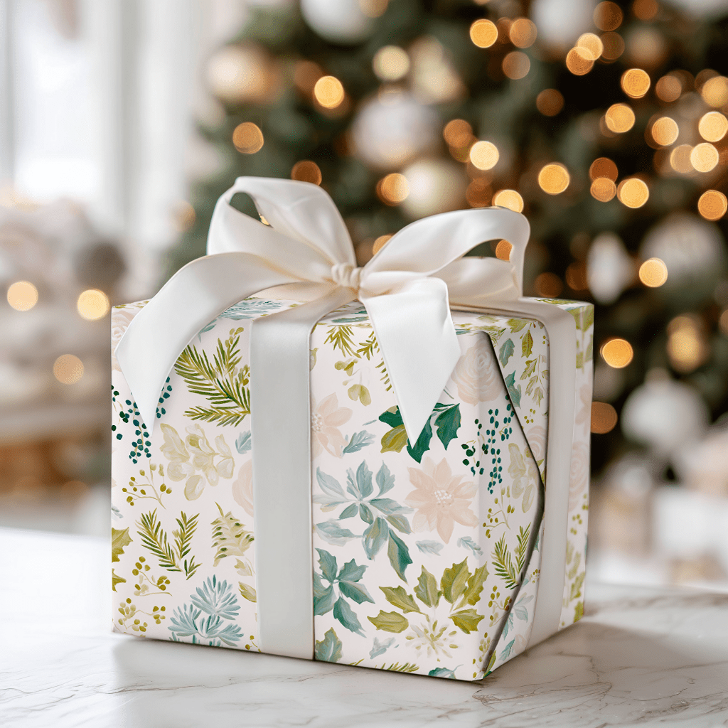 Noel Floral - Wrapping Paper - Aspen & Arlo