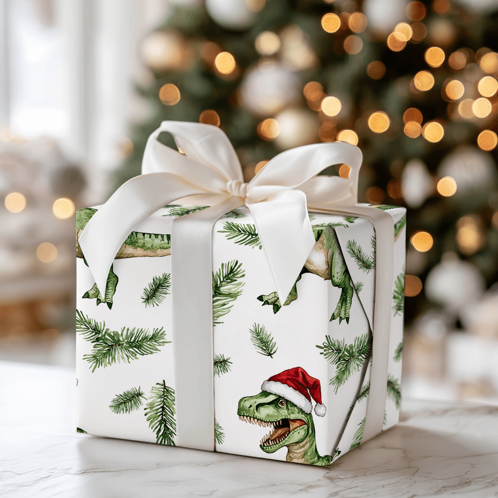 Santa Chomp - Wrapping Paper - Aspen & Arlo