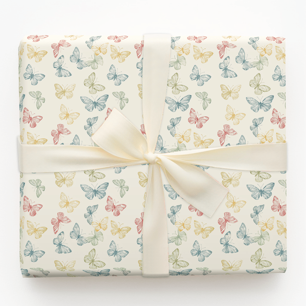 Dainty Butterfly - Wrapping Paper - Aspen & Arlo