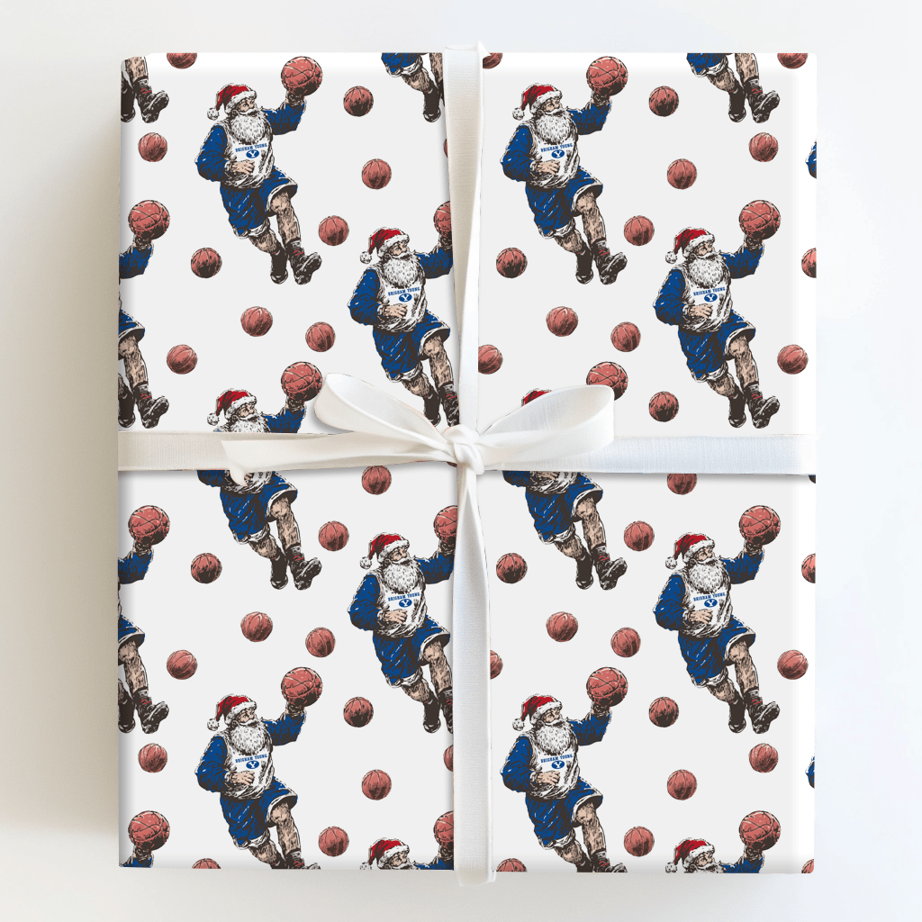 BYU Tip - Off Tinsel - Wrapping Paper - Aspen & Arlo