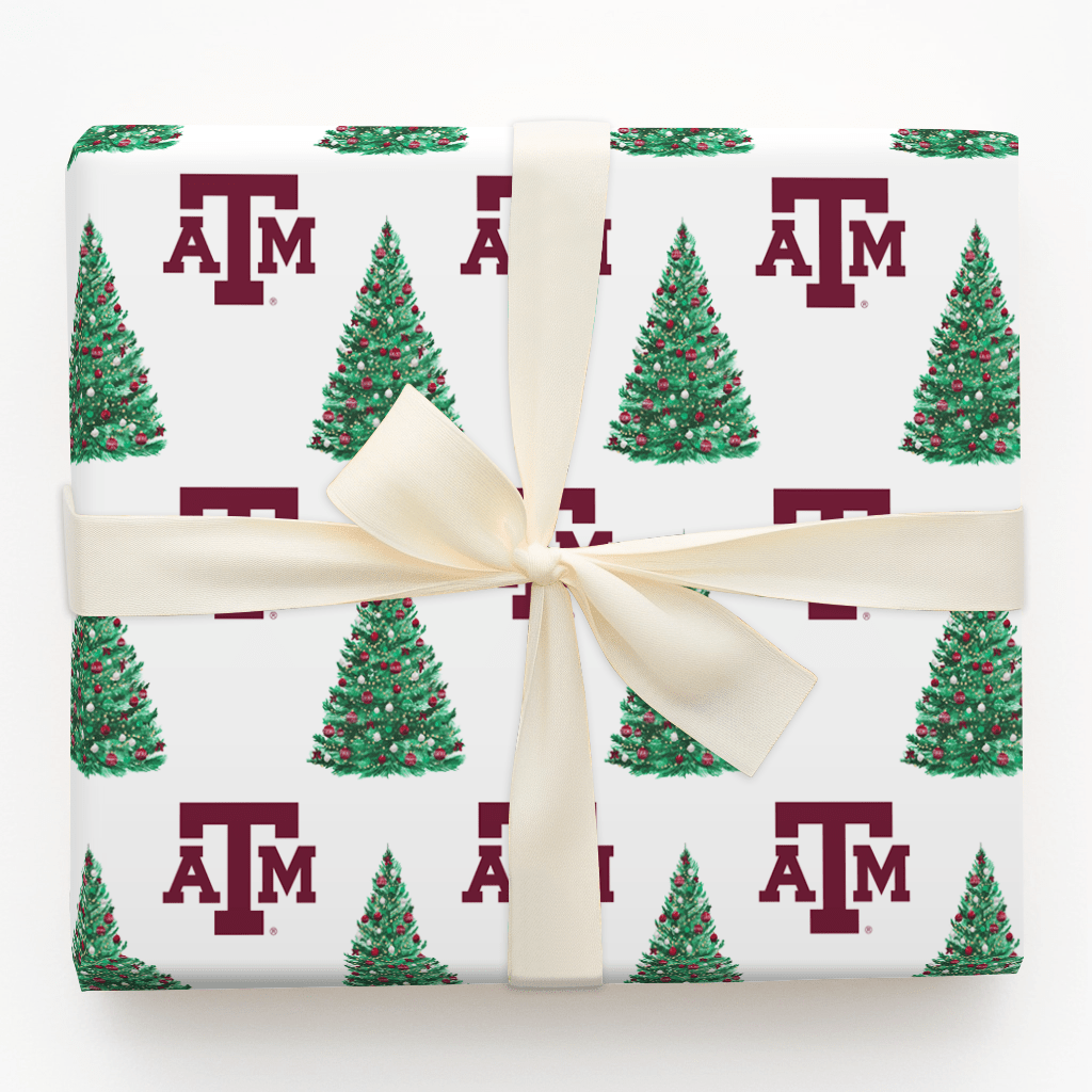 Gig ’Em Tree - Wrapping Paper - Aspen & Arlo
