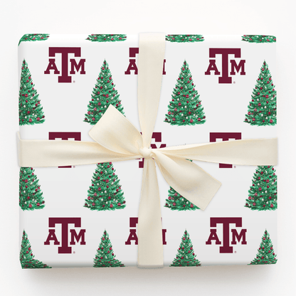 Gig ’Em Tree - Wrapping Paper - Aspen & Arlo
