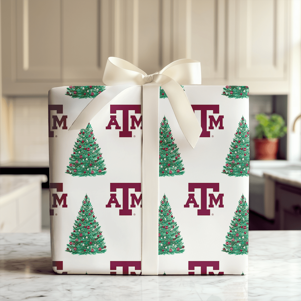 Gig ’Em Tree - Wrapping Paper - Aspen & Arlo