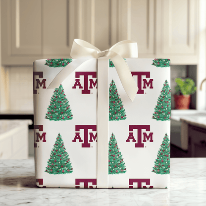 Gig ’Em Tree - Wrapping Paper - Aspen & Arlo