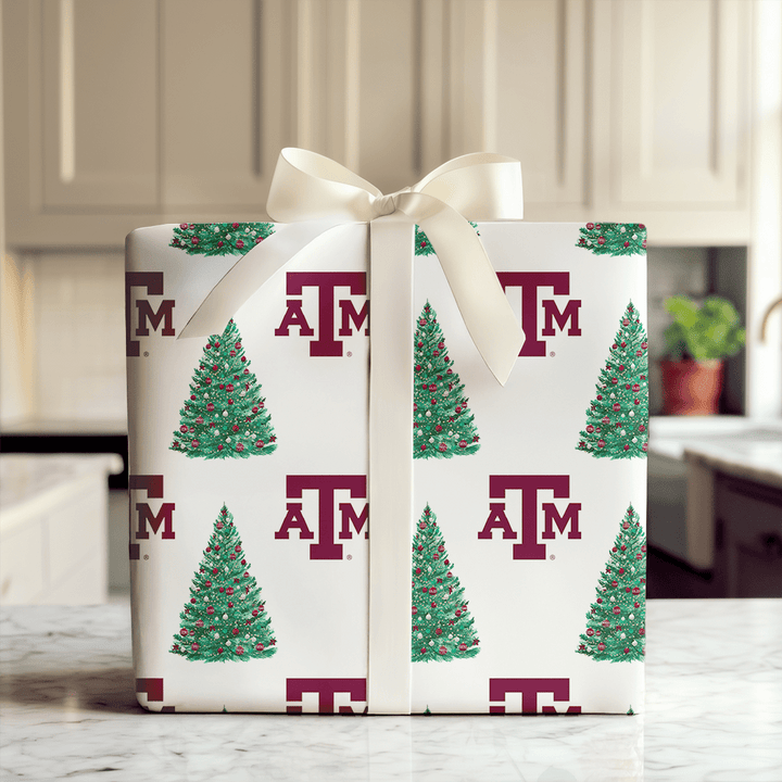 Gig ’Em Tree - Wrapping Paper - Aspen & Arlo