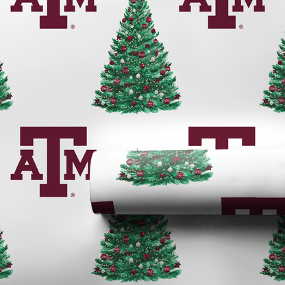 Gig ’Em Tree - Wrapping Paper - Aspen & Arlo