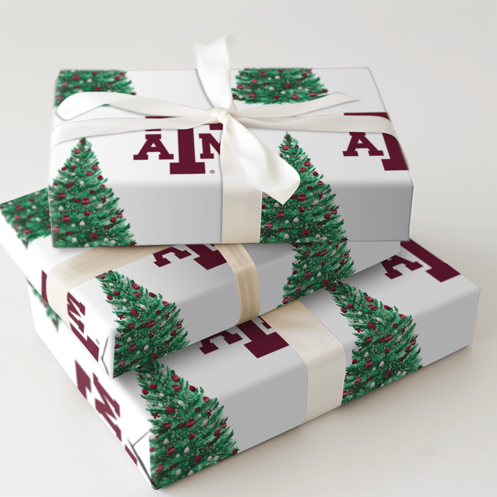 Gig ’Em Tree - Wrapping Paper - Aspen & Arlo