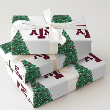 Gig ’Em Tree - Wrapping Paper - Aspen & Arlo