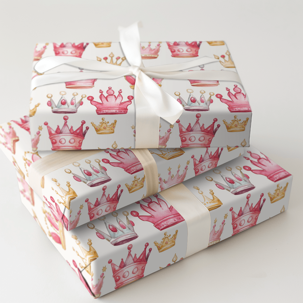 Pink Princess - Wrapping Paper - Aspen & Arlo