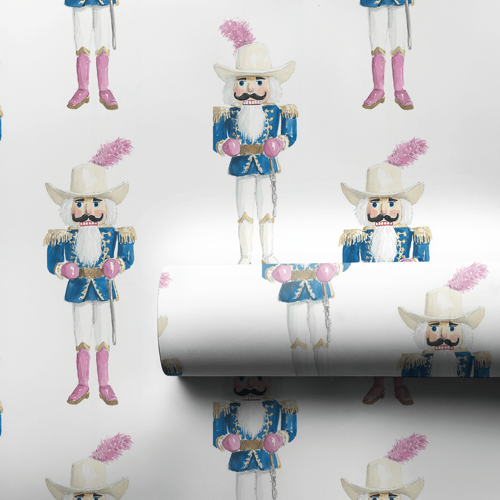 Nutcracker Out West - Wrapping Paper - Aspen & Arlo