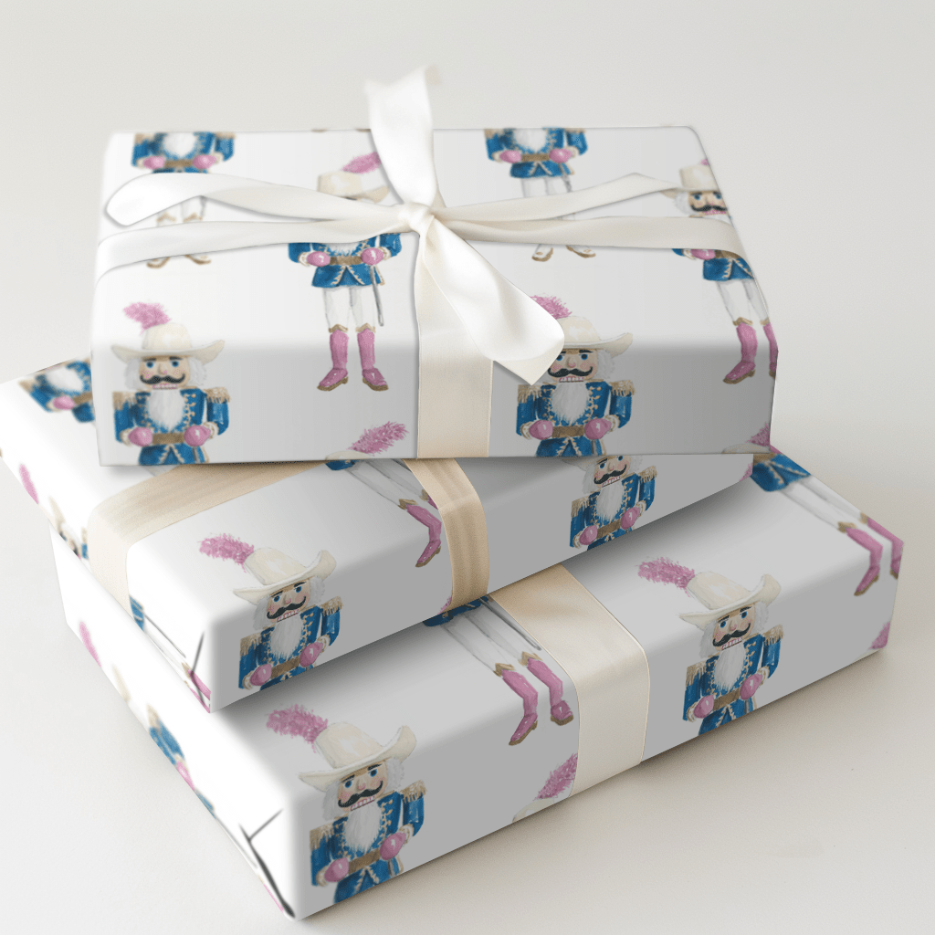 Nutcracker Out West - Wrapping Paper - Aspen & Arlo