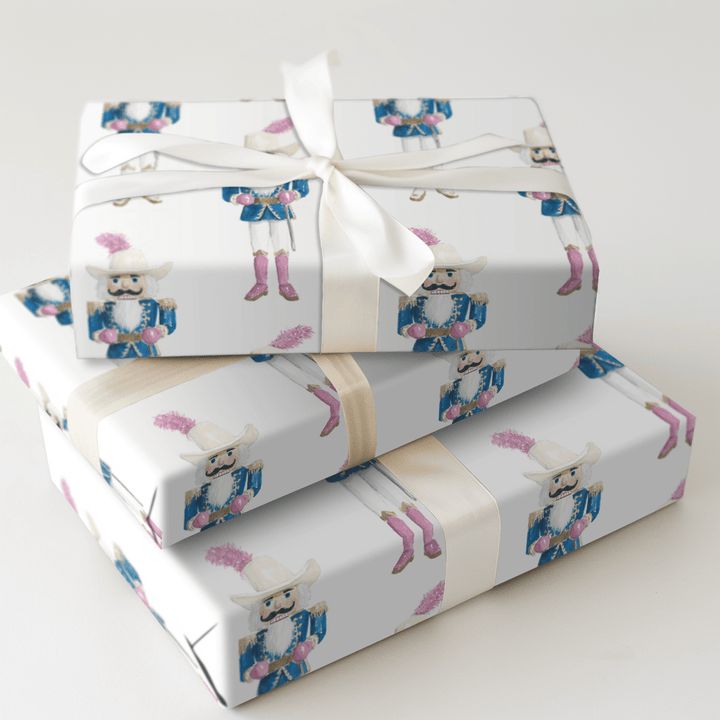 Nutcracker Out West - Wrapping Paper - Aspen & Arlo