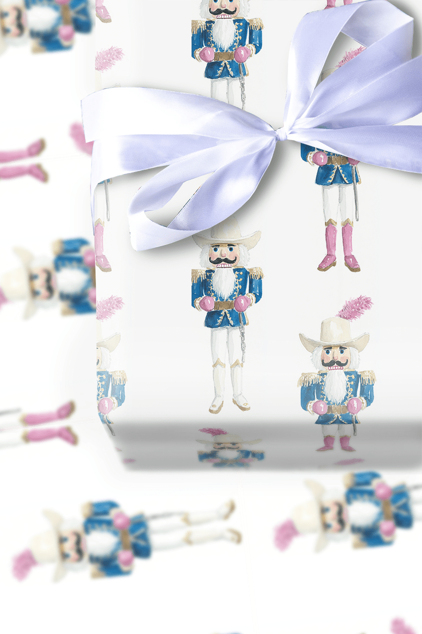 Nutcracker Out West - Wrapping Paper - Aspen & Arlo