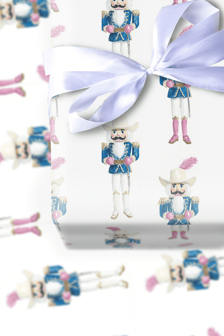 Nutcracker Out West - Wrapping Paper - Aspen & Arlo