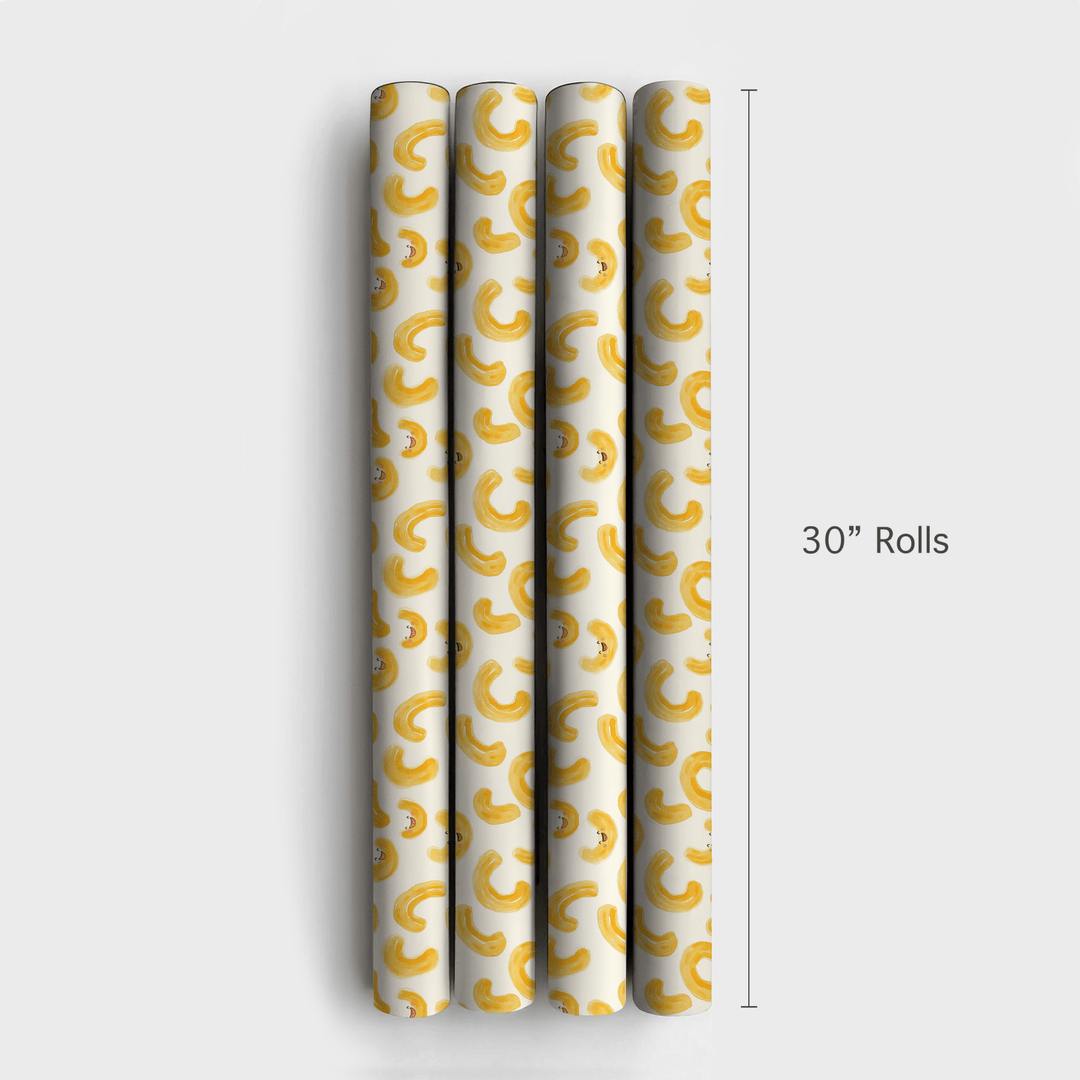 Macaroni and Cheesing - Wrapping Paper - Aspen & Arlo
