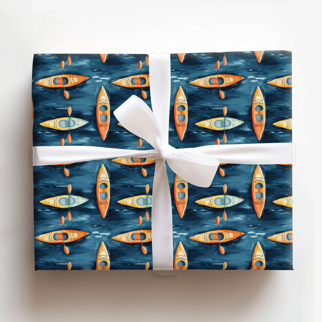 Paddle Days - Wrapping Paper - Aspen & Arlo