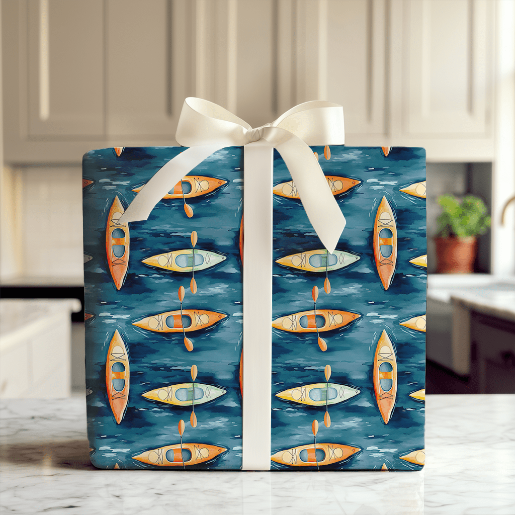 Paddle Days - Wrapping Paper - Aspen & Arlo