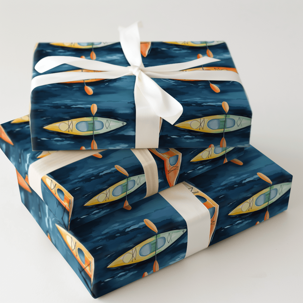 Paddle Days - Wrapping Paper - Aspen & Arlo