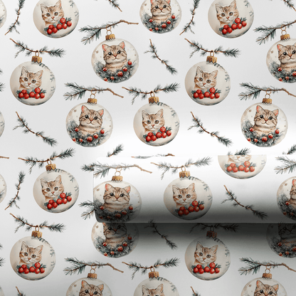 Ornamental Meow - Wrapping Paper - Aspen & Arlo
