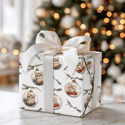 Ornamental Meow - Wrapping Paper - Aspen & Arlo