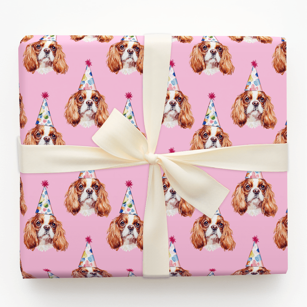 Hail to the Birthday Pup - Wrapping Paper - Aspen & Arlo