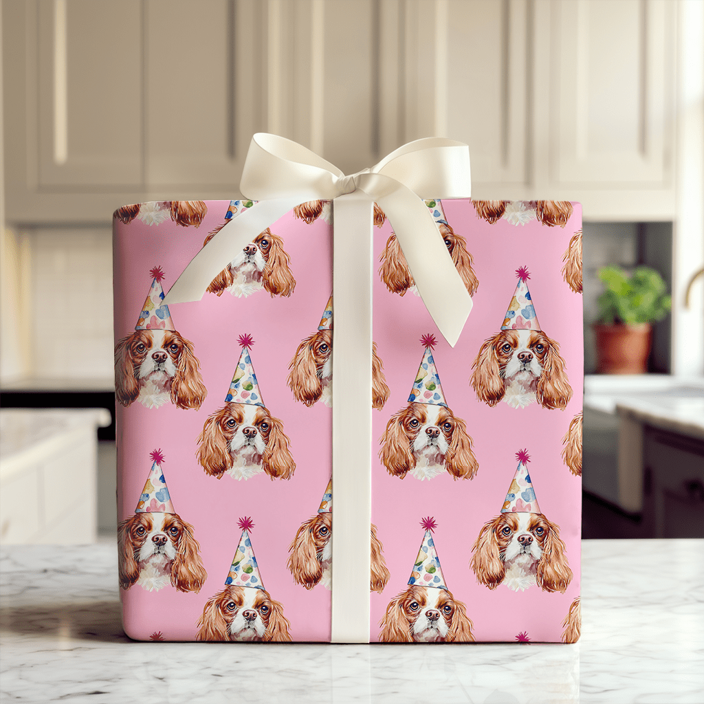 Hail to the Birthday Pup - Wrapping Paper - Aspen & Arlo