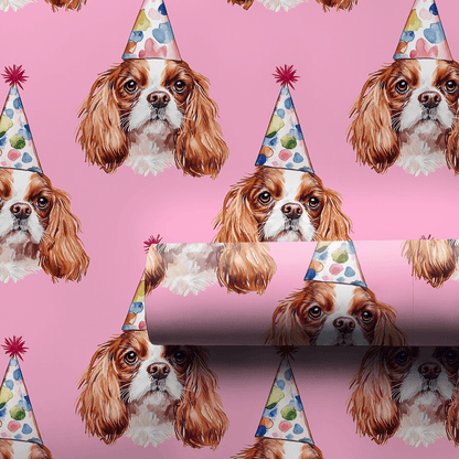 Hail to the Birthday Pup - Wrapping Paper - Aspen & Arlo